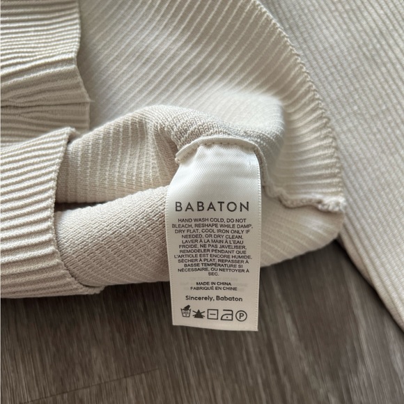 Babaton SCULPT KNIT SWEETHEART LONGSLEEVE - Picture 5 of 6